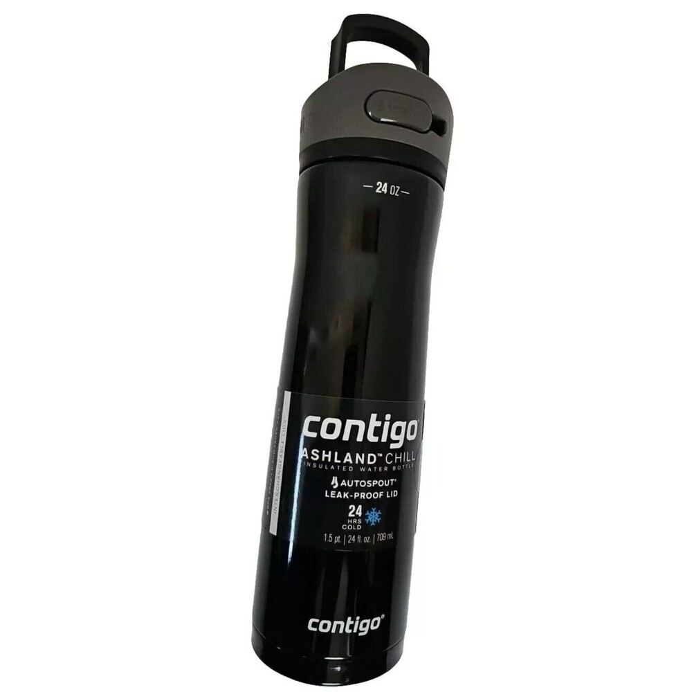 Contigo Insulated 24 oz Water Bottle Ashland Chill Leak-Proof Lid with Autospout